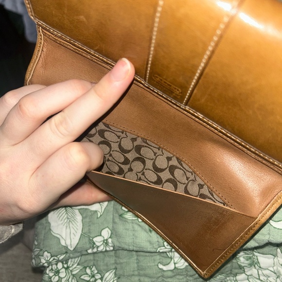 Coach Brown Leather Wallet - Picture 4 of 7
